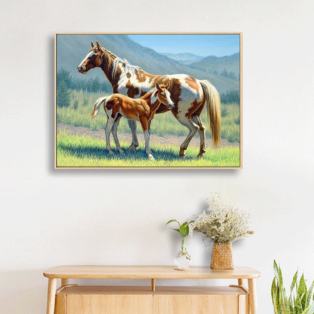 Horse - Full Square Drill Diamond Painting 30*40CM