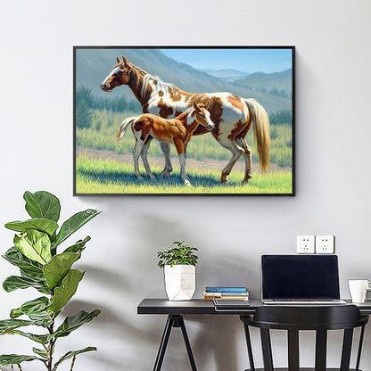 Horse - Full Square Drill Diamond Painting 30*40CM