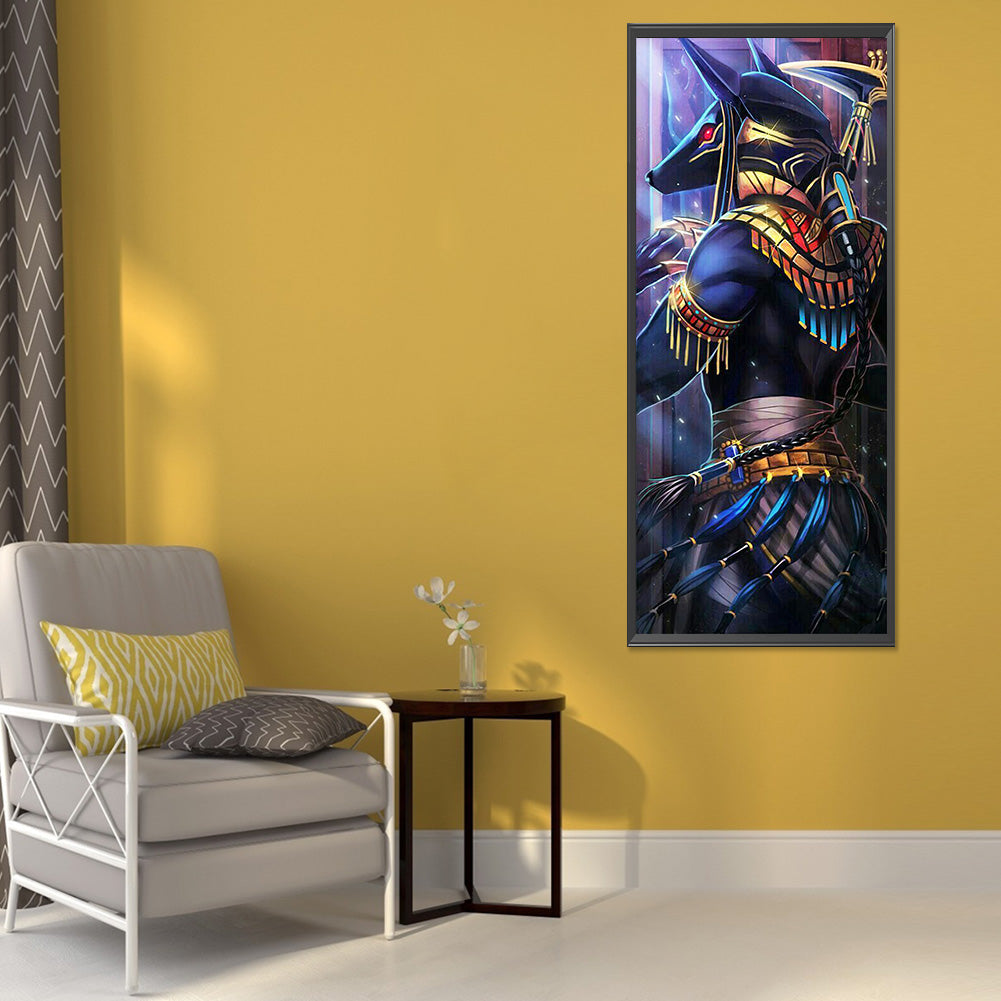 Donkey Head Warrior - Full Round Drill Diamond Painting 35*85CM