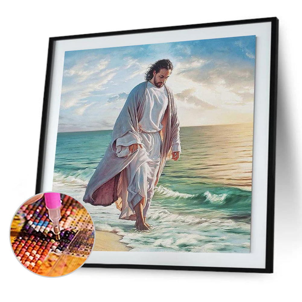 Jesus - Full Round Drill Diamond Painting 40*40CM