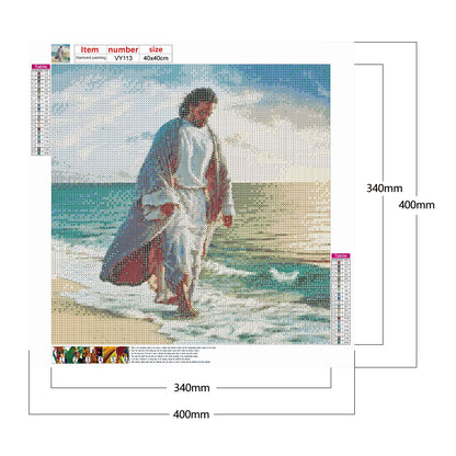 Jesus - Full Round Drill Diamond Painting 40*40CM