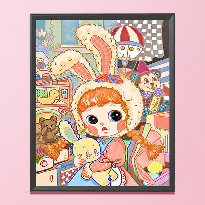 Bunny - 11CT Stamped Cross Stitch 40*50CM