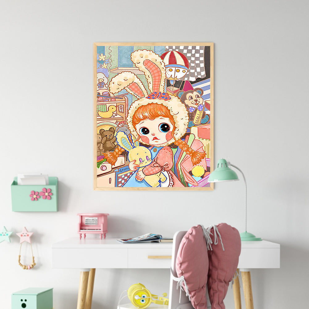 Bunny - 11CT Stamped Cross Stitch 40*50CM