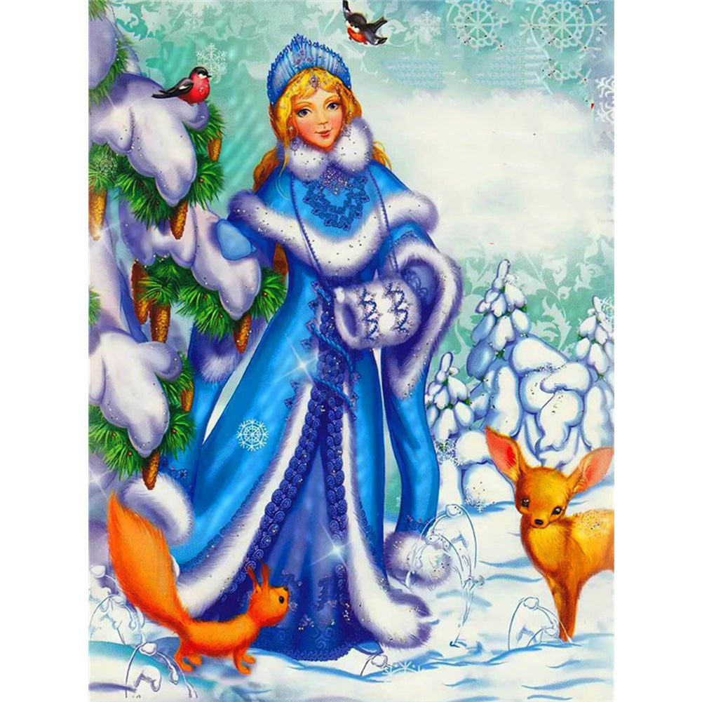 Christmas Fairy - Full Round Drill Diamond Painting 40*50CM