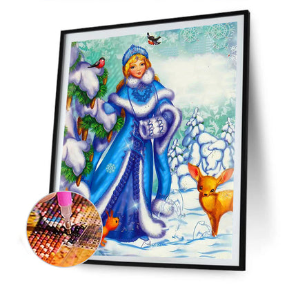 Christmas Fairy - Full Round Drill Diamond Painting 40*50CM