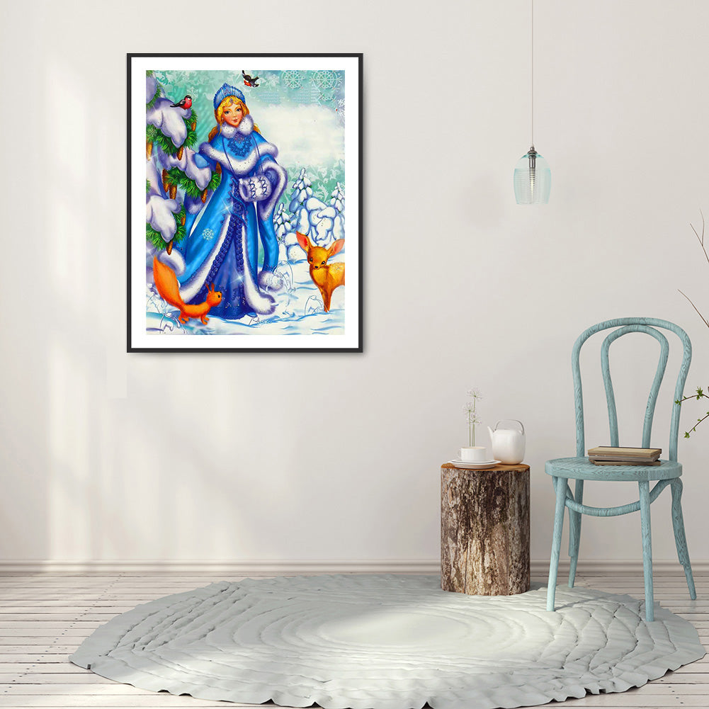 Christmas Fairy - Full Round Drill Diamond Painting 40*50CM