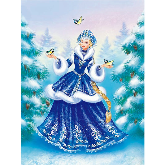 Christmas Fairy - Full Round Drill Diamond Painting 40*50CM