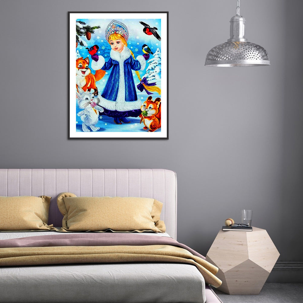 Christmas Fairy - Full Round Drill Diamond Painting 40*50CM