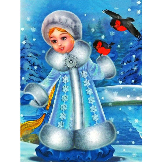 Christmas Fairy - Full Round Drill Diamond Painting 40*50CM