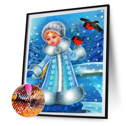 Christmas Fairy - Full Round Drill Diamond Painting 40*50CM