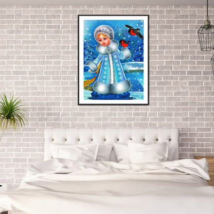 Christmas Fairy - Full Round Drill Diamond Painting 40*50CM