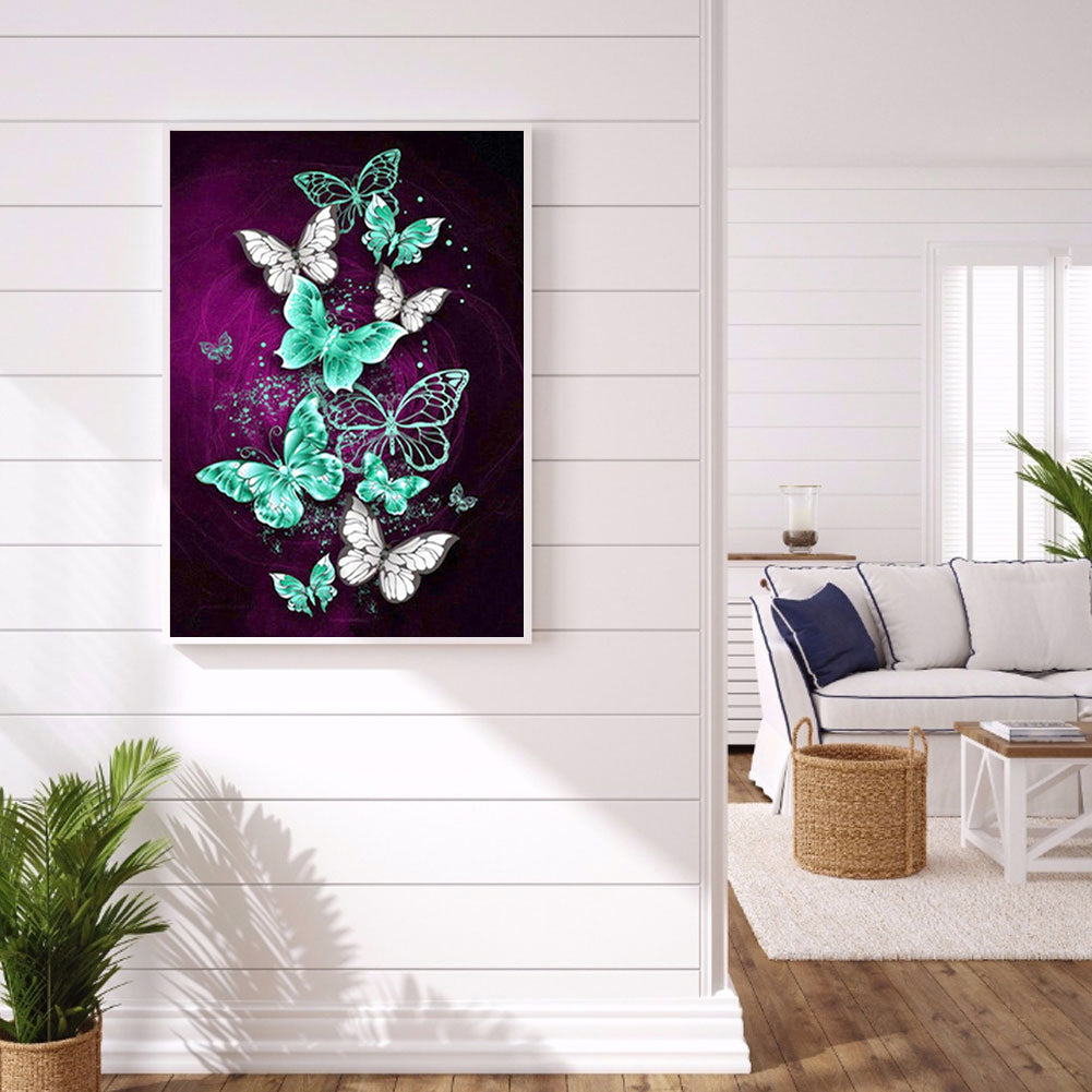 Butterfly - Full Square Drill Diamond Painting 30*40CM