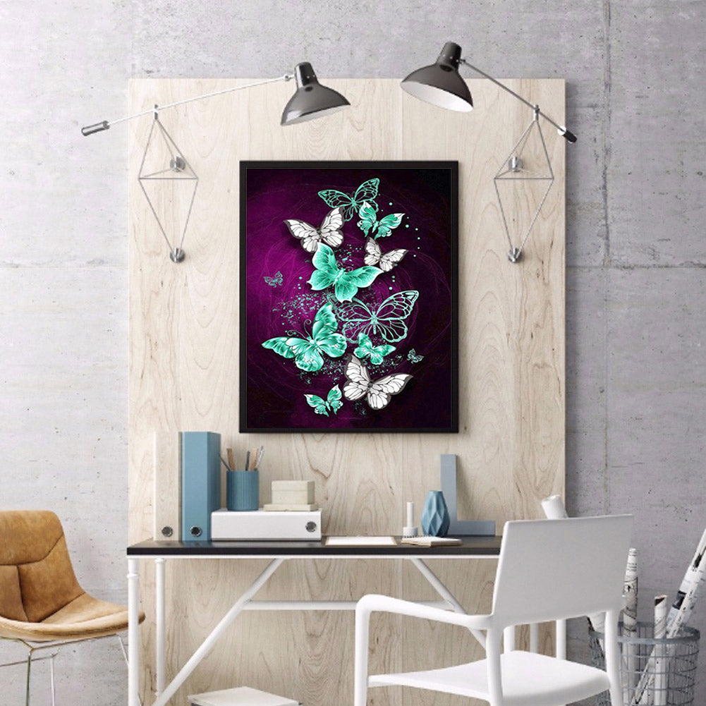 Butterfly - Full Square Drill Diamond Painting 30*40CM