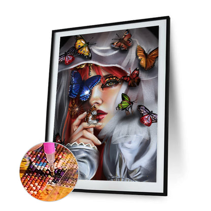 Butterfly Beauty - Full Square Drill Diamond Painting 30*40CM