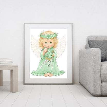 Little Angel Baby - Full Square Drill Diamond Painting 30*40CM