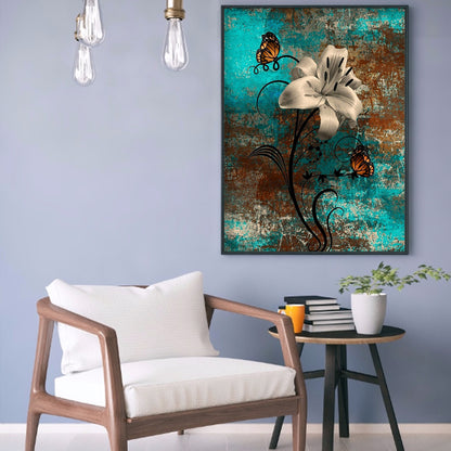 Butterfly - Full Square Drill Diamond Painting 30*40CM