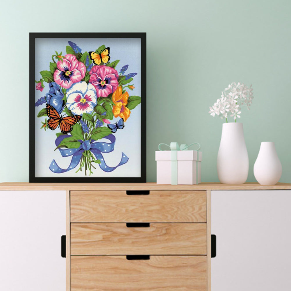 Butterfly - Full Square Drill Diamond Painting 30*40CM