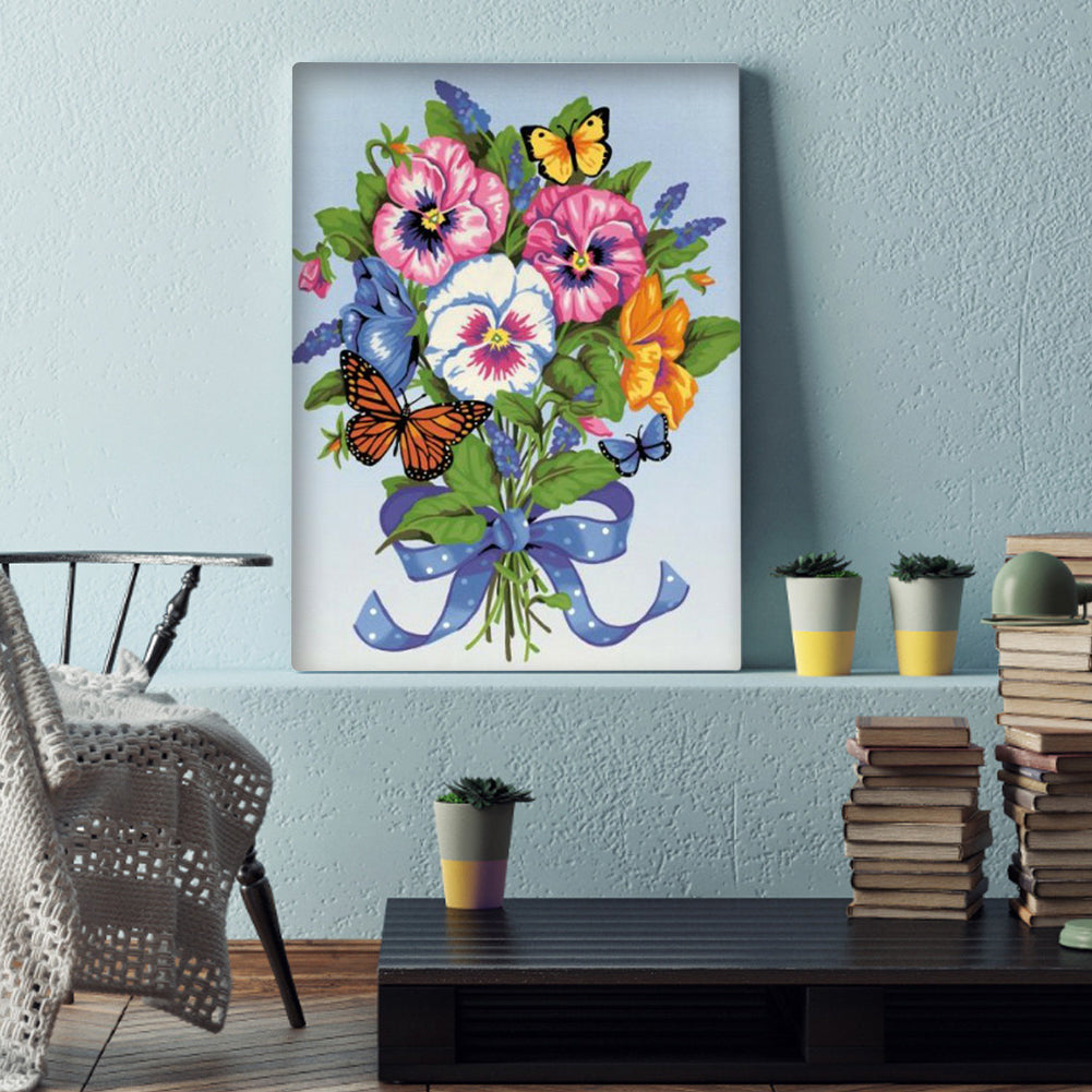 Butterfly - Full Square Drill Diamond Painting 30*40CM