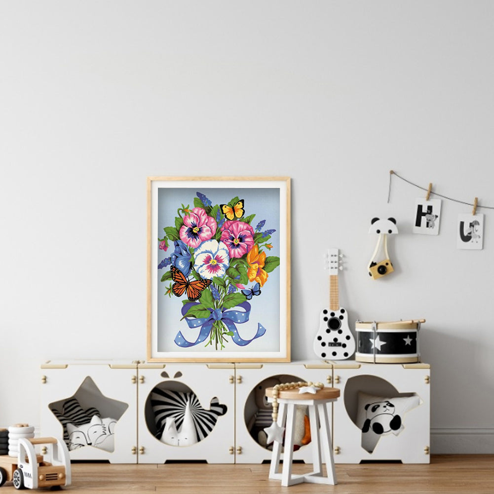 Butterfly - Full Square Drill Diamond Painting 30*40CM