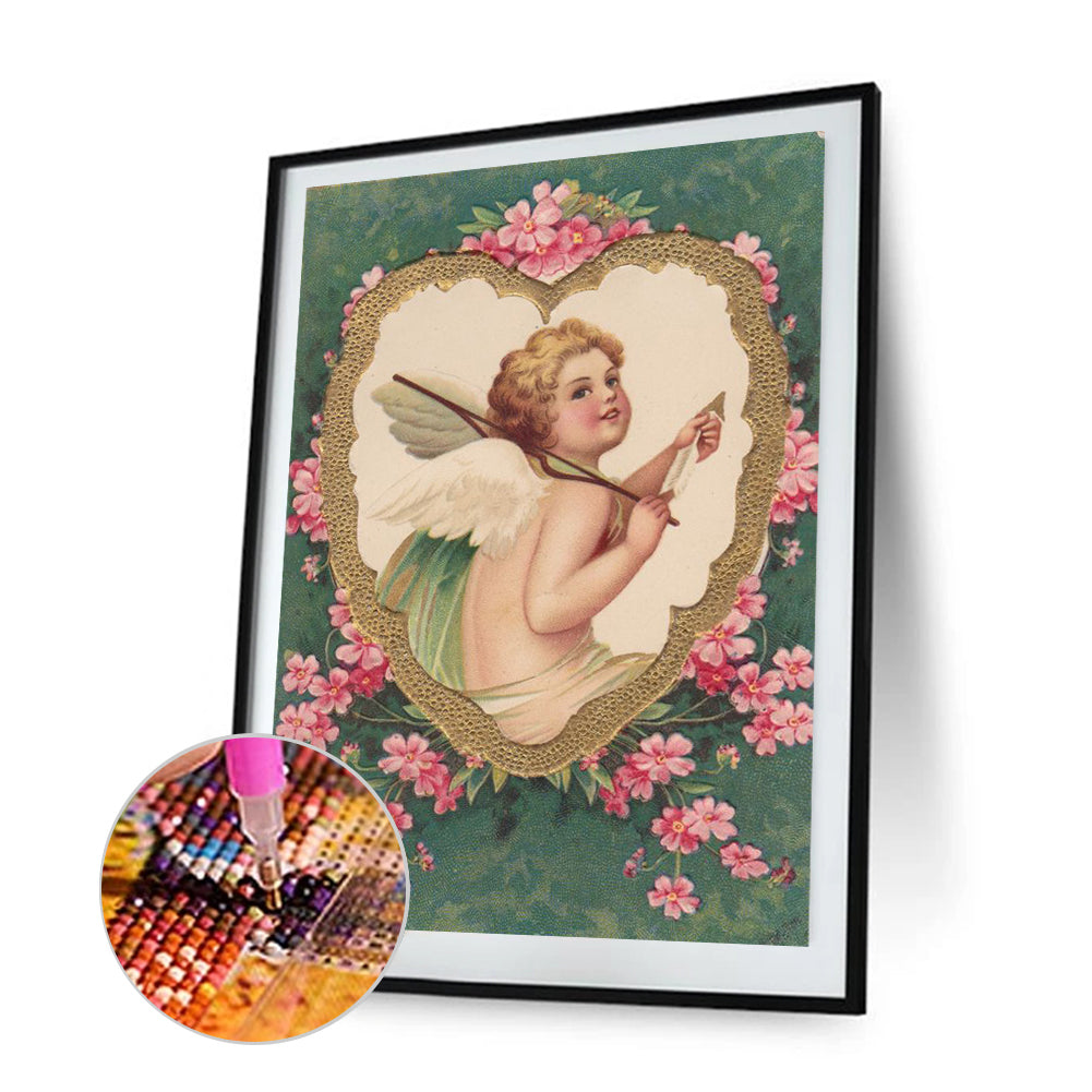 Angel Cupid - Full Square Drill Diamond Painting 30*40CM