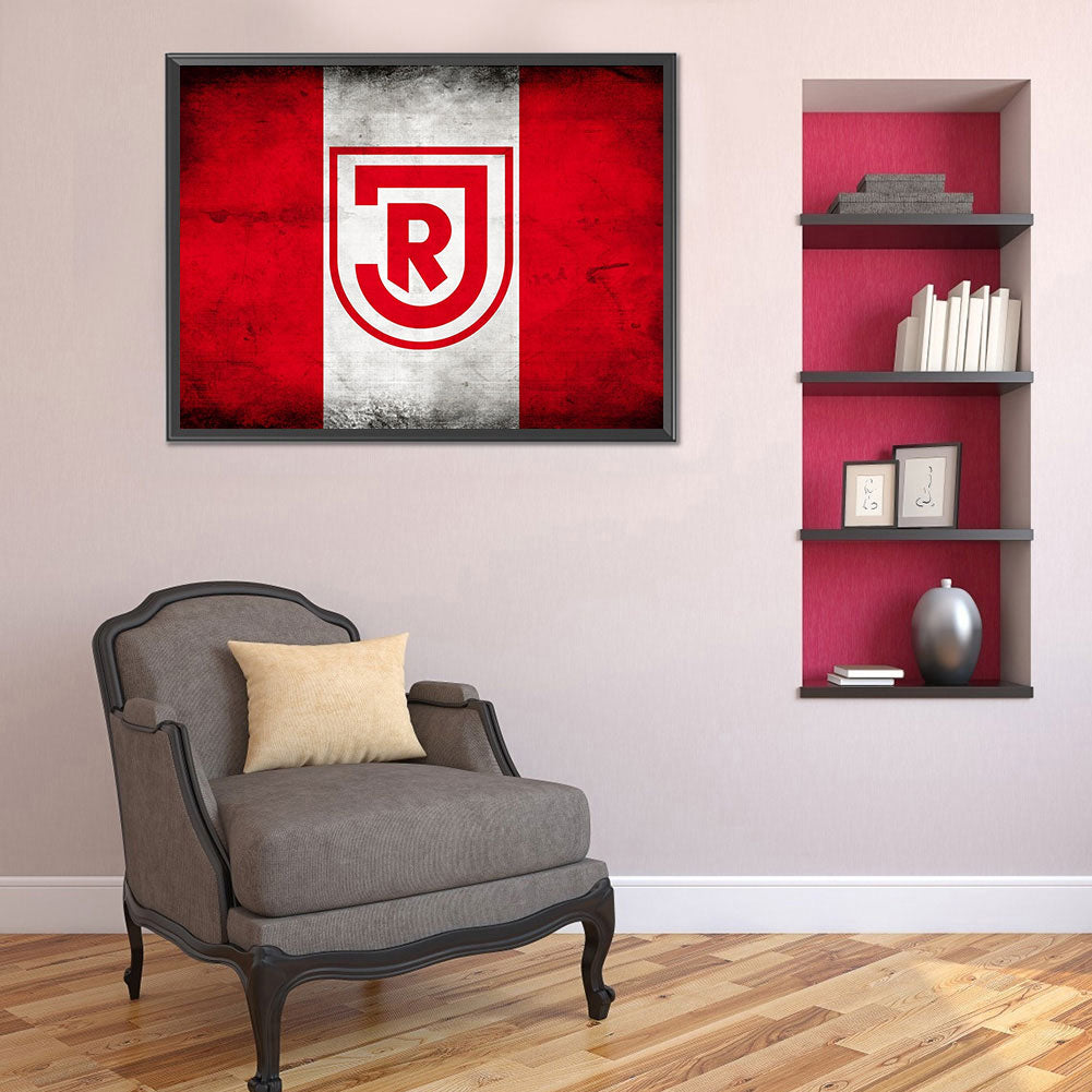 Team Logo - Full Round Drill Diamond Painting 40*30CM