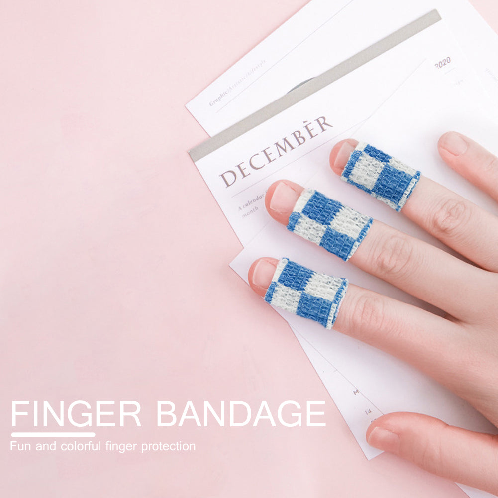 Self Adhesive Tape Elastic Bandage Finger Protector Binding Wrap Support