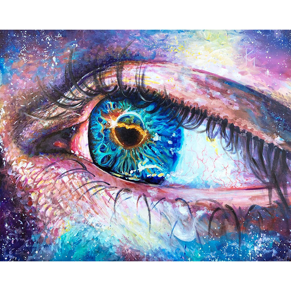 Eye - Full Round Drill Diamond Painting 40*30CM
