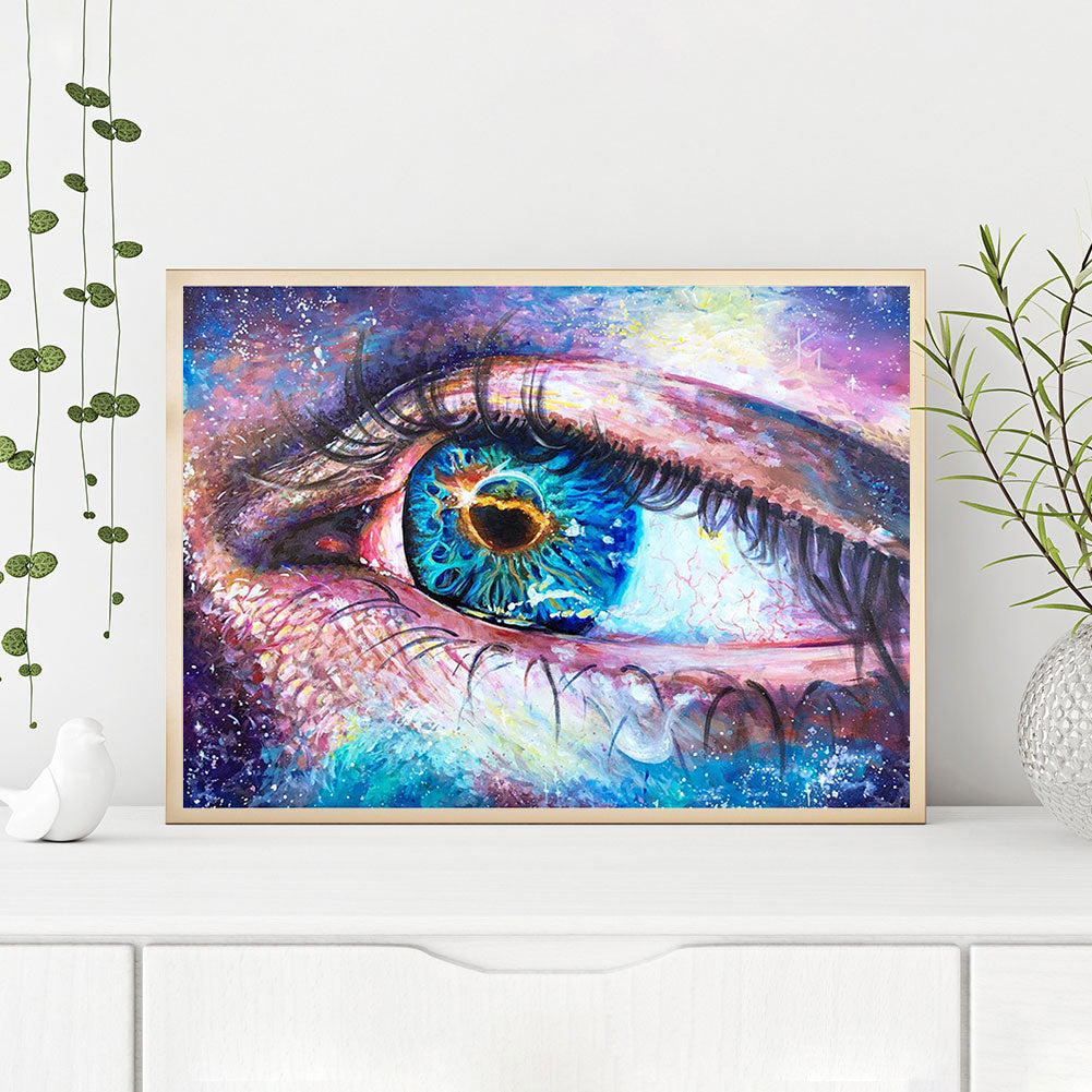 Eye - Full Round Drill Diamond Painting 40*30CM