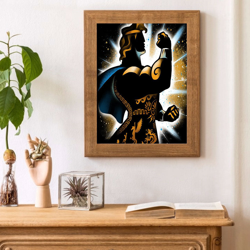 Disney Silhouette - Full Round Drill Diamond Painting 40*55CM