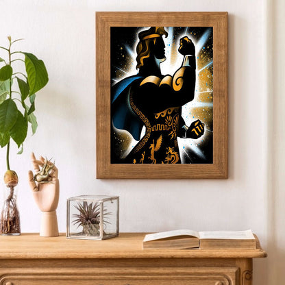 Disney Silhouette - Full Round Drill Diamond Painting 40*55CM