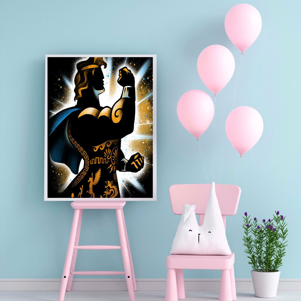 Disney Silhouette - Full Round Drill Diamond Painting 40*55CM