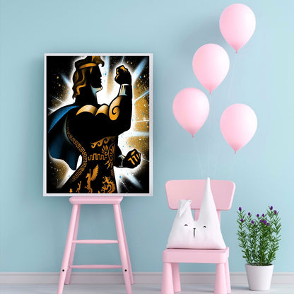 Disney Silhouette - Full Round Drill Diamond Painting 40*55CM