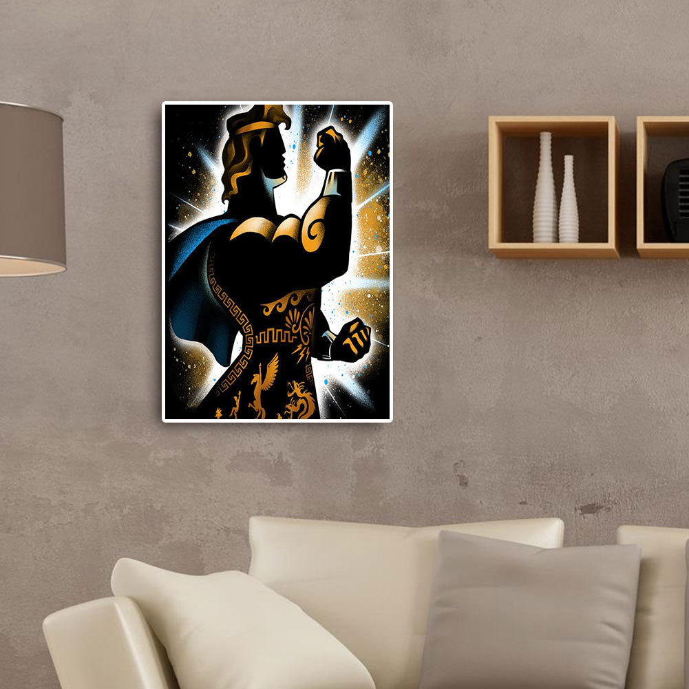 Disney Silhouette - Full Round Drill Diamond Painting 40*55CM