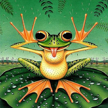 Frog - Full Square Drill Diamond Painting 30*30CM