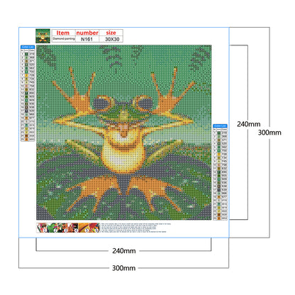 Frog - Full Square Drill Diamond Painting 30*30CM