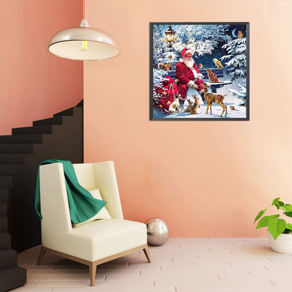 Santa Claus - Full Round Drill Diamond Painting 50*50CM