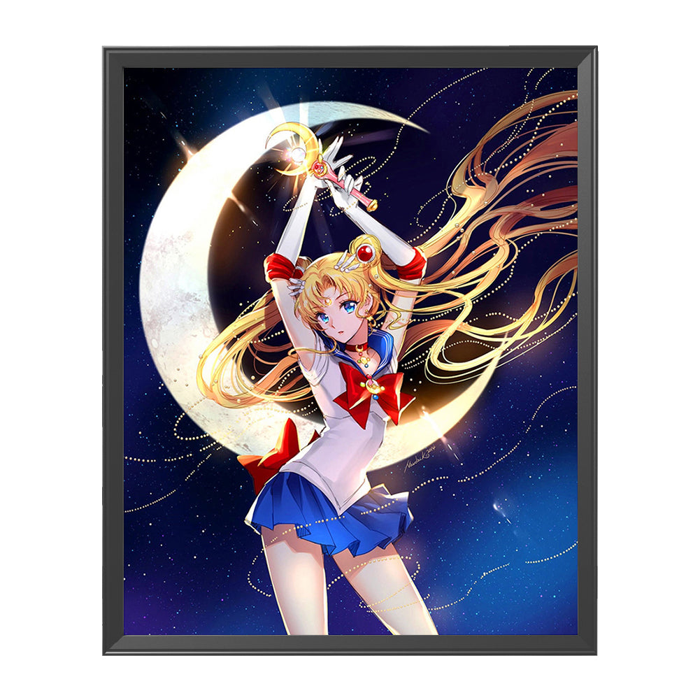 Sailor Moon - 11CT Stamped Cross Stitch 48*60CM