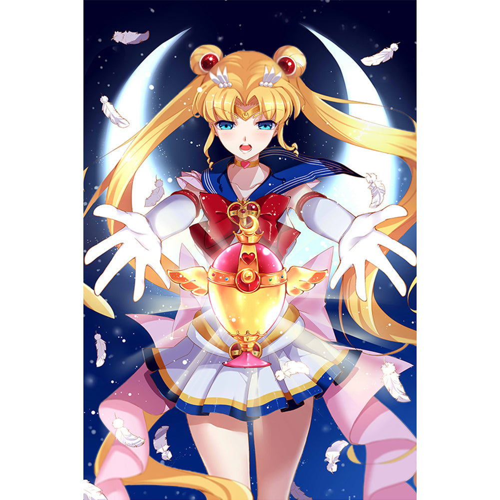 Sailor Moon - 11CT Stamped Cross Stitch 60*90CM