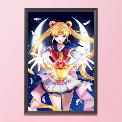 Sailor Moon - 11CT Stamped Cross Stitch 60*90CM