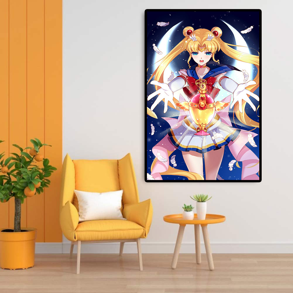 Sailor Moon - 11CT Stamped Cross Stitch 60*90CM