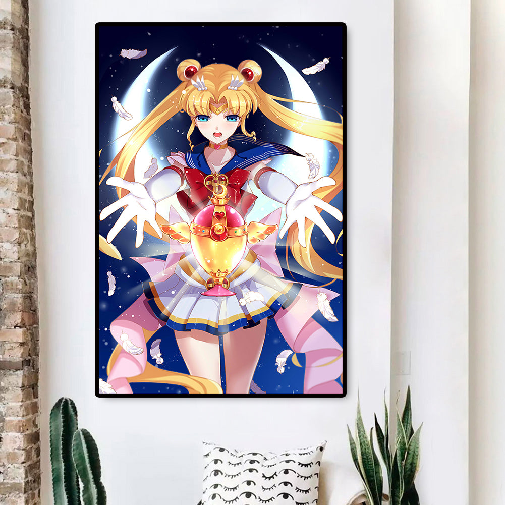 Sailor Moon - 11CT Stamped Cross Stitch 60*90CM