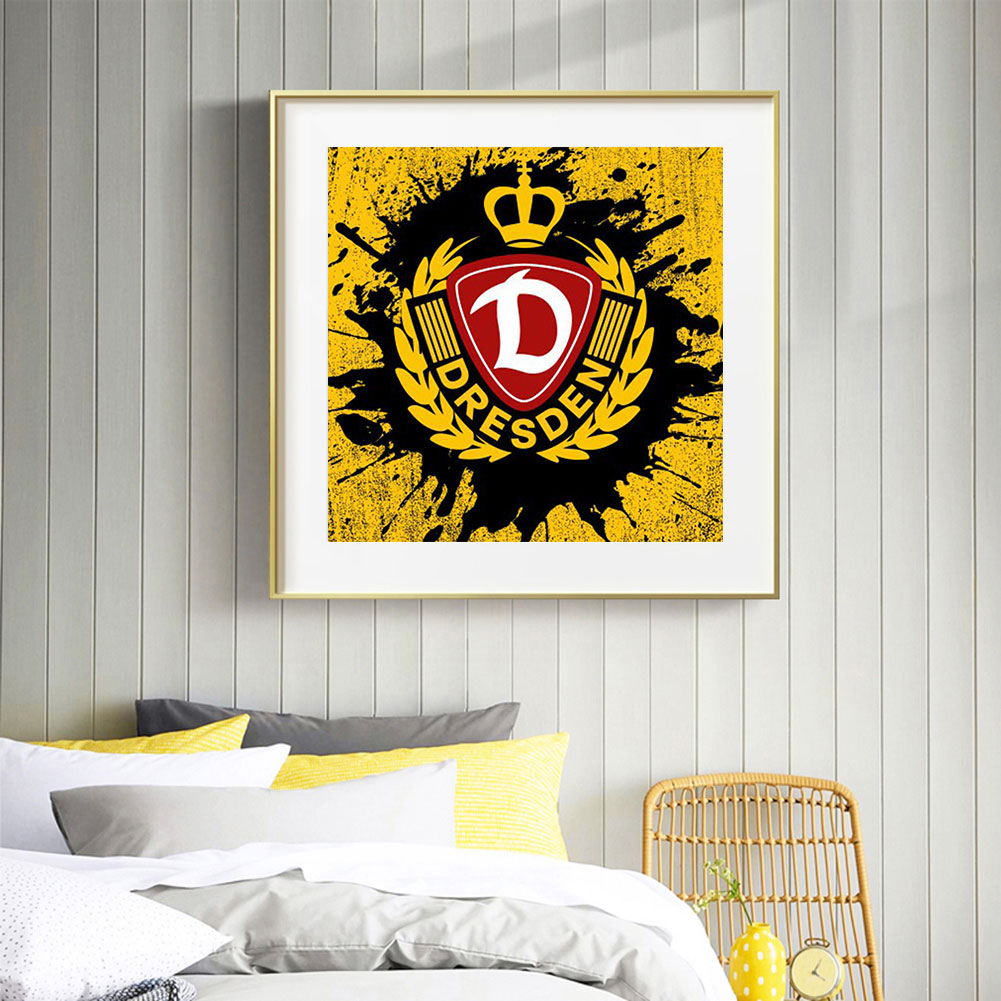 Team Logo - Full Round Drill Diamond Painting 40*40CM