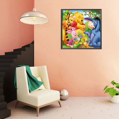 Winnie The Pooh - Full Round Drill Diamond Painting 50*50CM