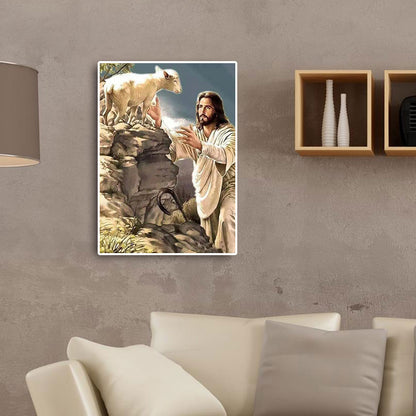 Jesus - Full Round Drill Diamond Painting 50*60CM