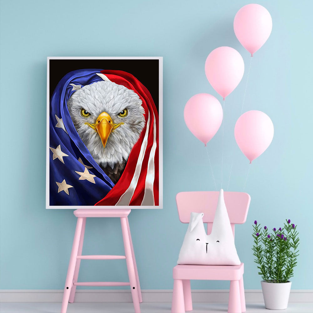 Eagle - Full Round Drill Diamond Painting 30*40CM