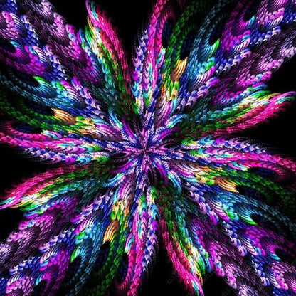 Fractal Art - Full Round Drill Diamond Painting 50*50CM