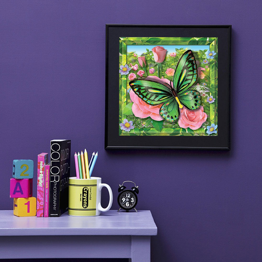 Pansies - Full Round Drill Diamond Painting 30*30CM