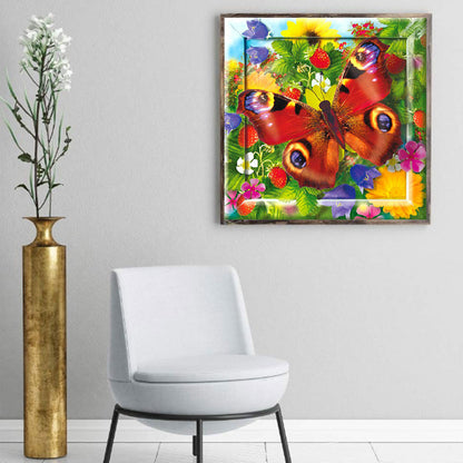 Pansies - Full Round Drill Diamond Painting 30*30CM