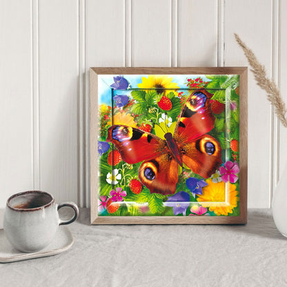 Pansies - Full Round Drill Diamond Painting 30*30CM
