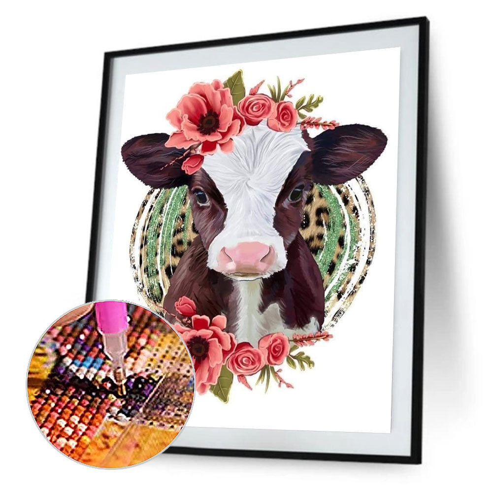 Cows - Full Round Drill Diamond Painting 30*40CM